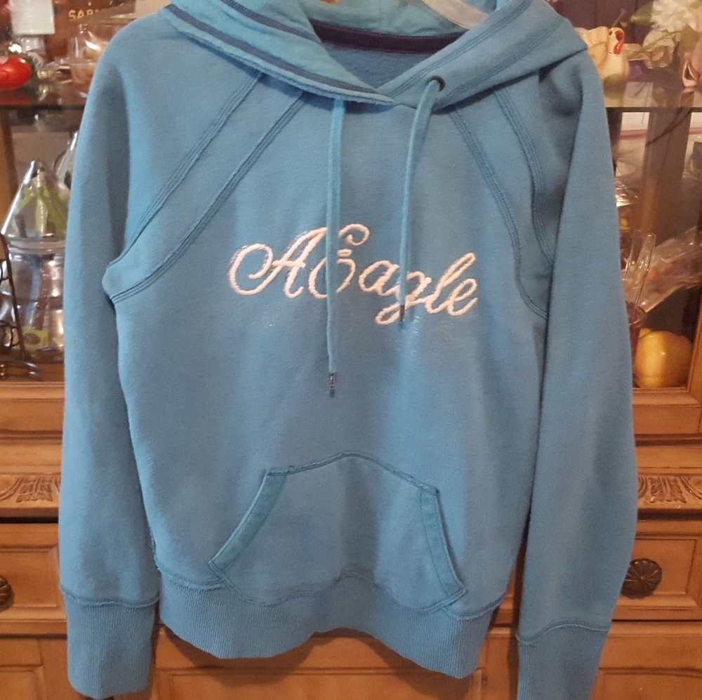 American Eagle blue hoodie sweatshirt